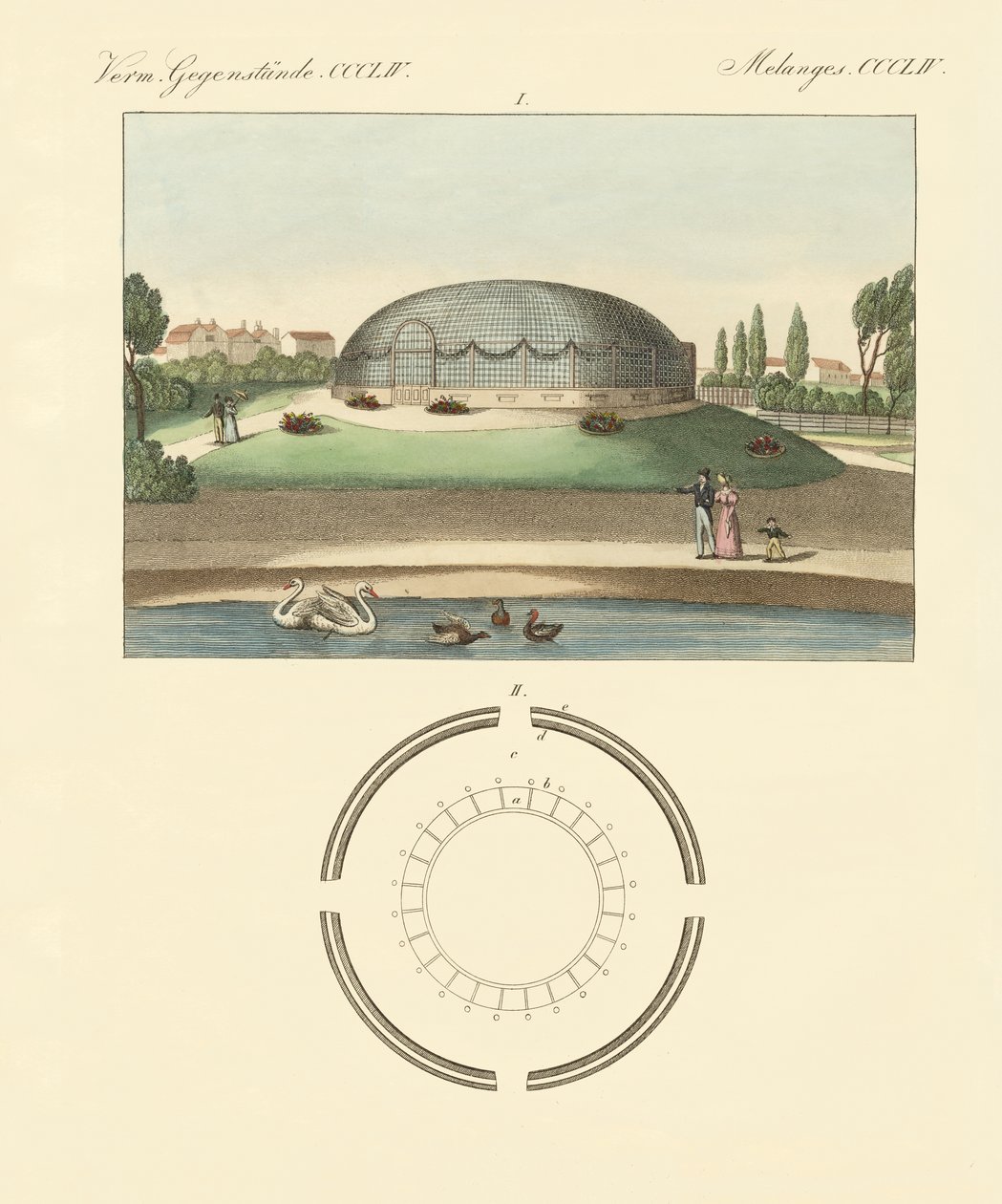 The Cupola-shaped Building in the Zoological Garden of Surrey by German School