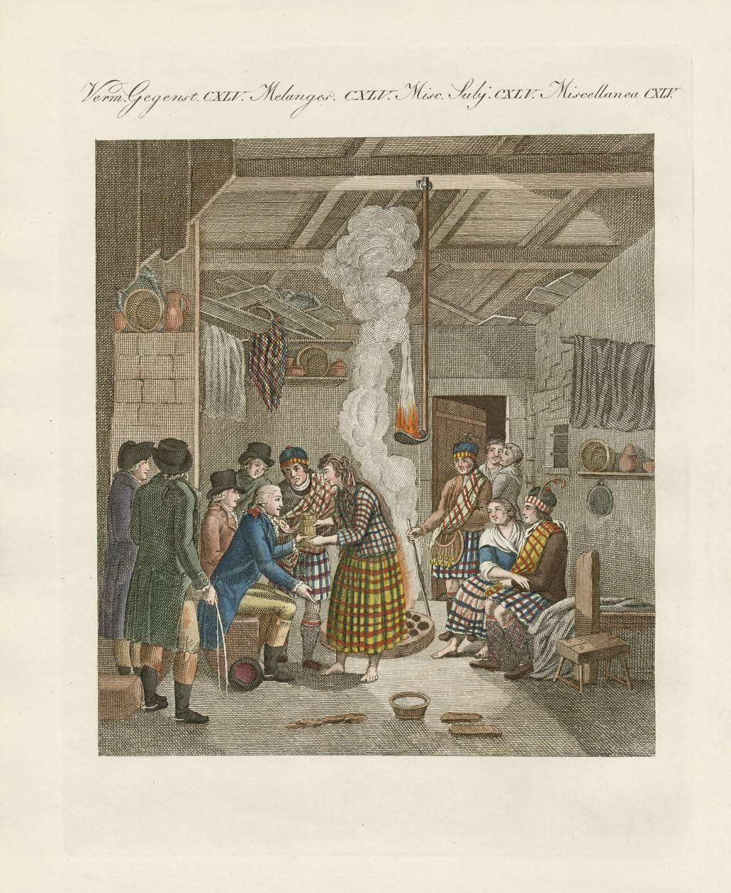 The highlander, or inhabitants of the northern part of Scotland by German School