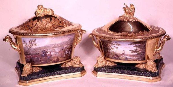 Two Tureens from the Prussian Dinner Service, 1816-19 by German School
