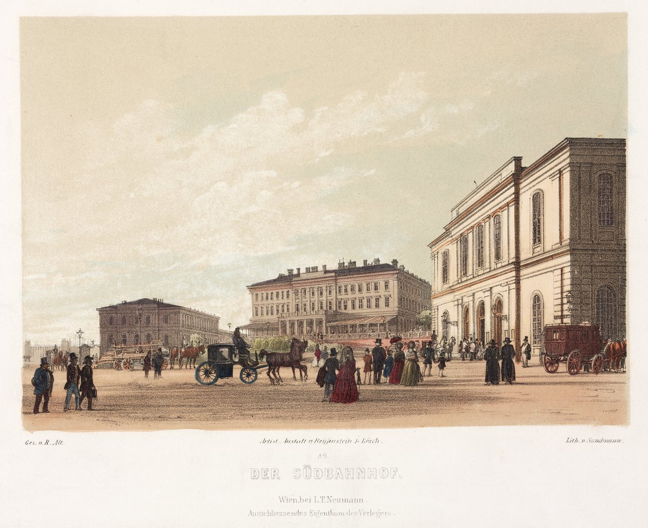 Vienna South Railway Station by German School