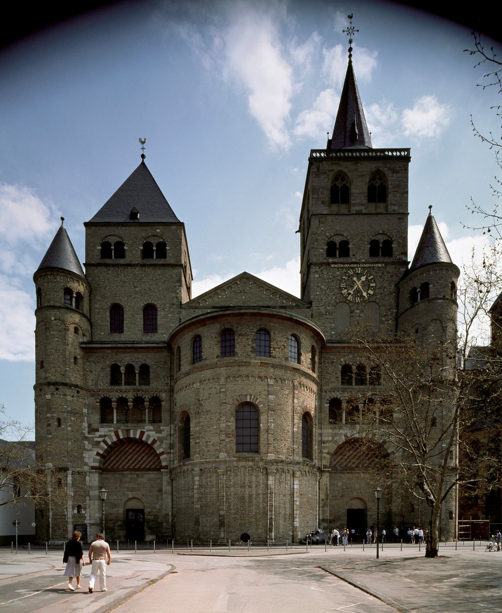 View of the Cathedral of Trier by German School