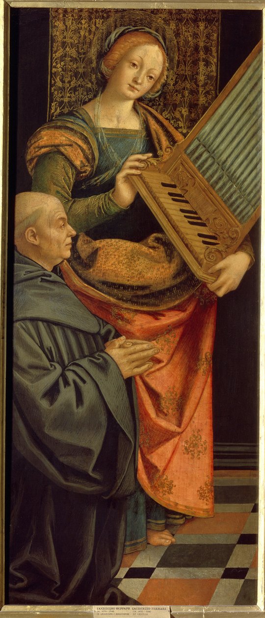 Saint Cecilia by Gerolamo Giovenone