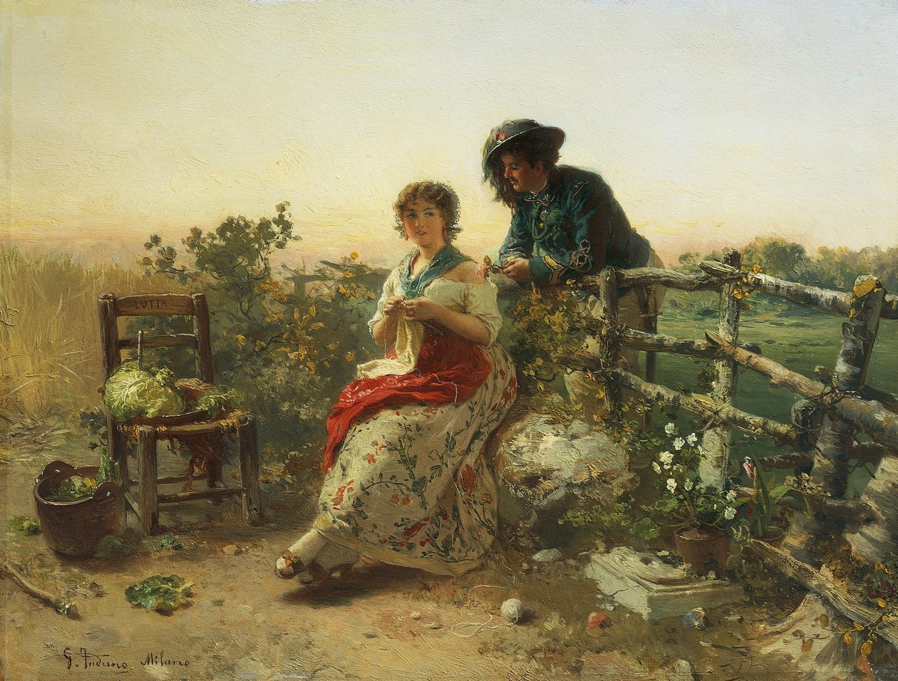 In Peacetime by Gerolamo Induno