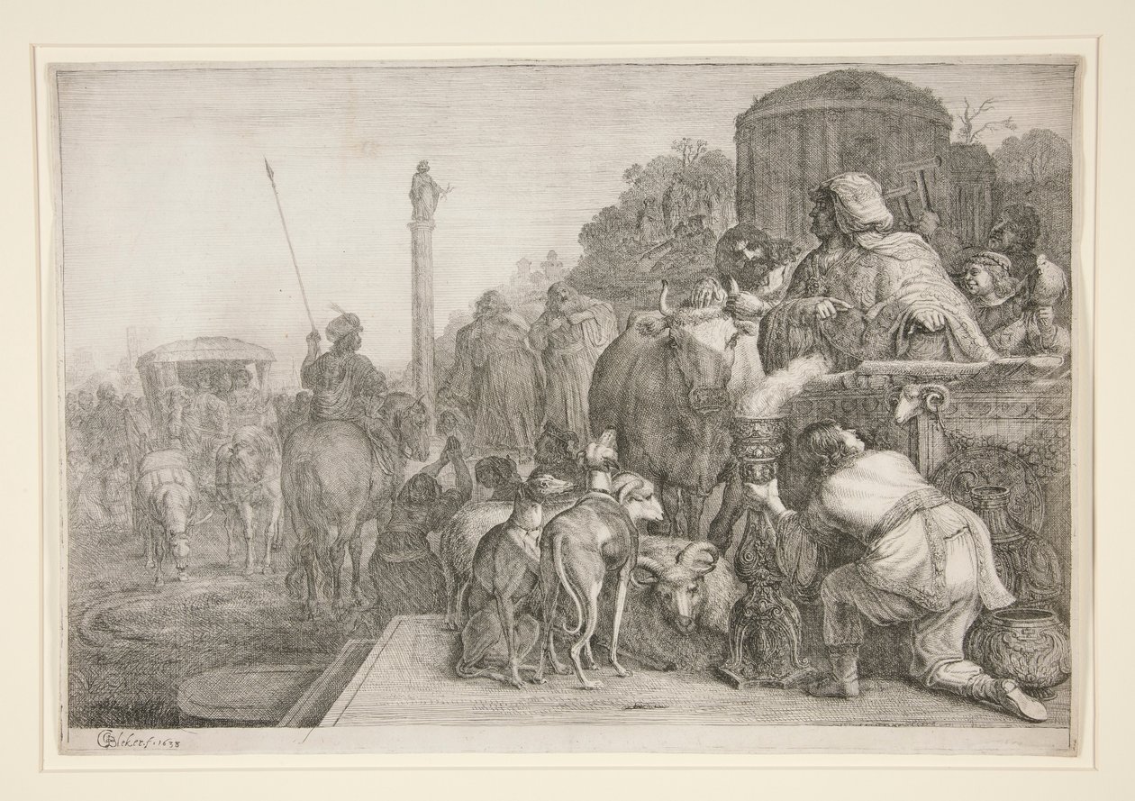 Paul and Barnabas in Lystra by Gerrit Claesz Bleker
