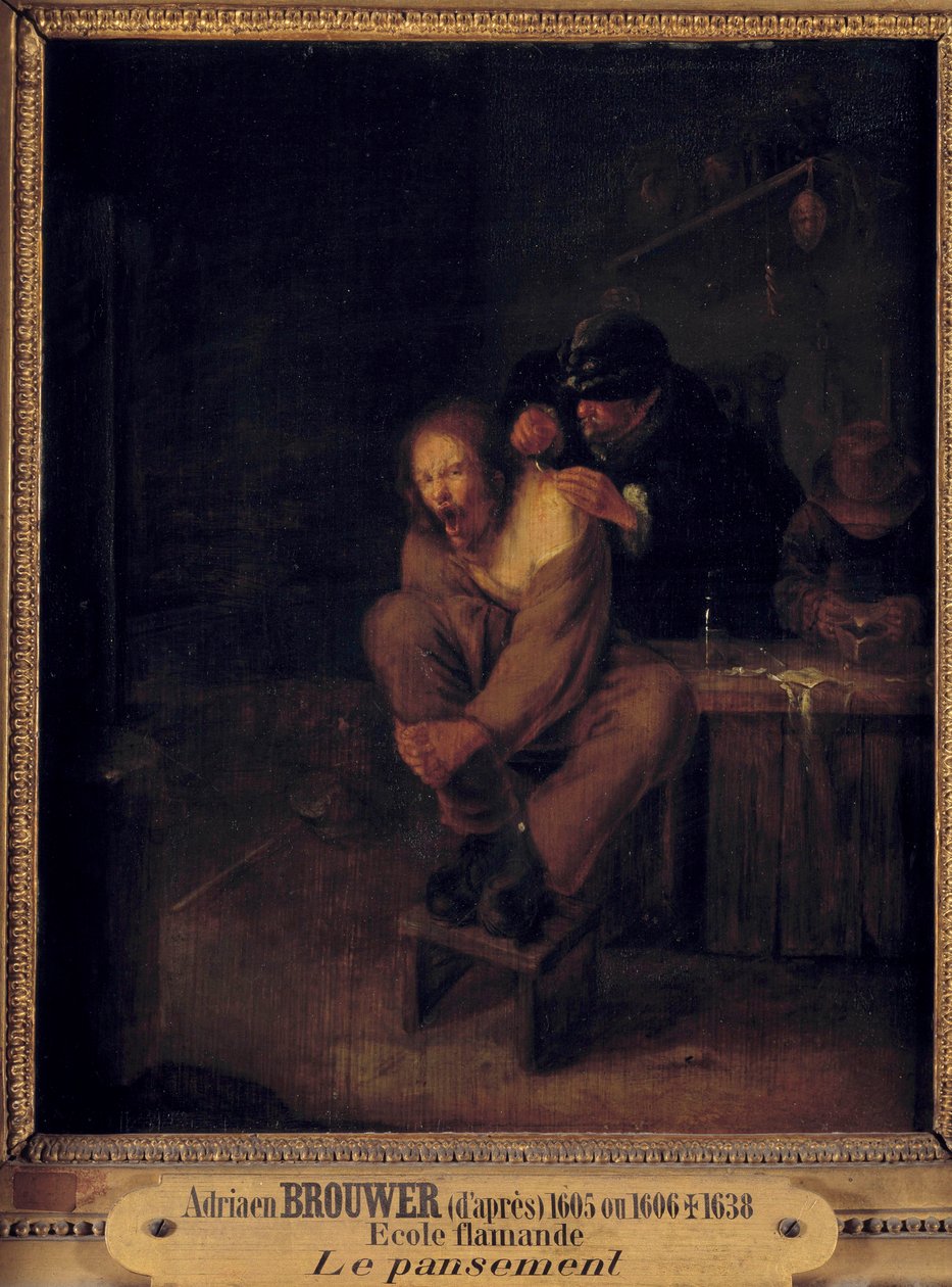 Operation (or Dressing) A Surgeon Caring for a Patient by Gerrit Lundens