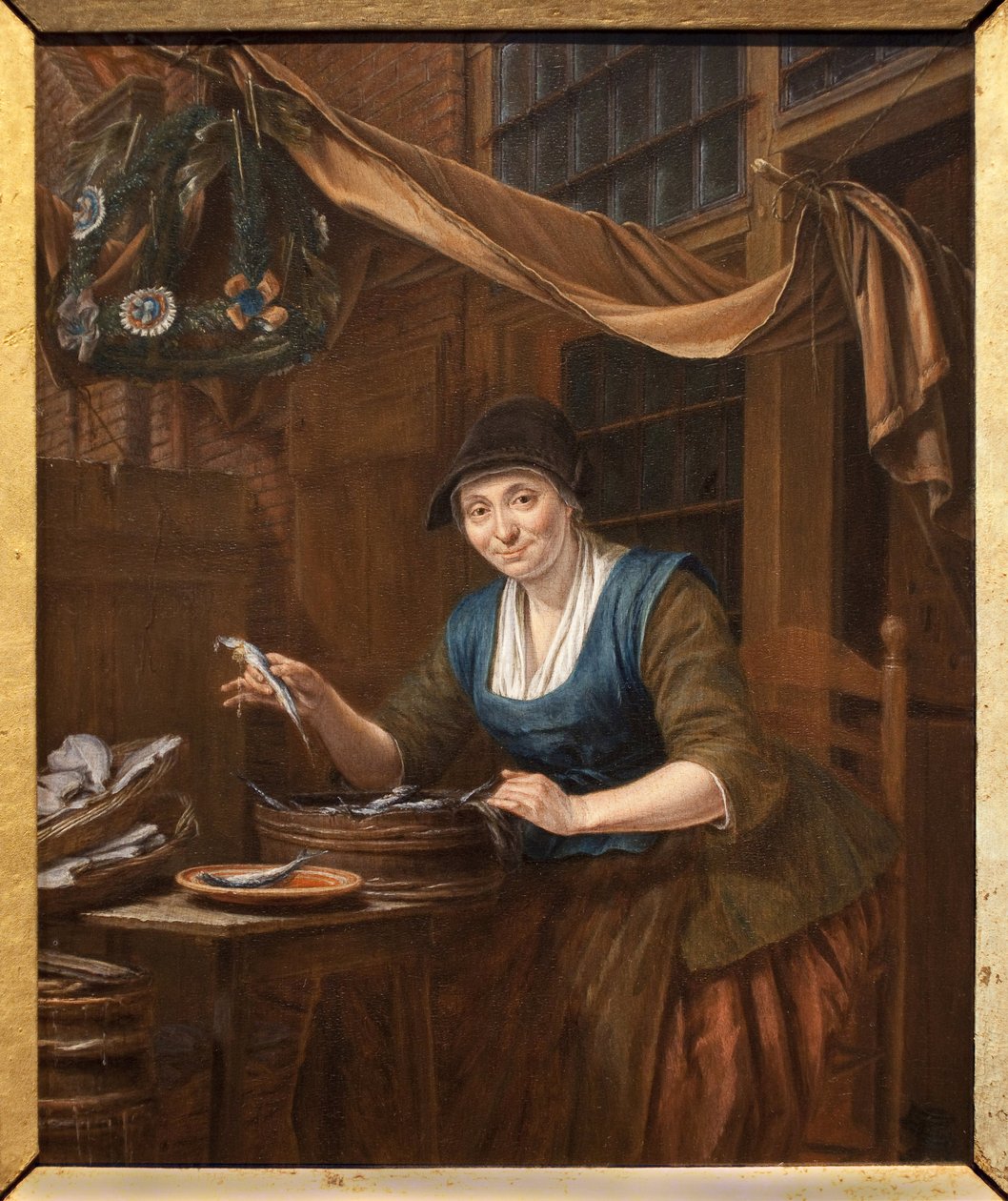 The fishmonger by Gerrit Zegelaar