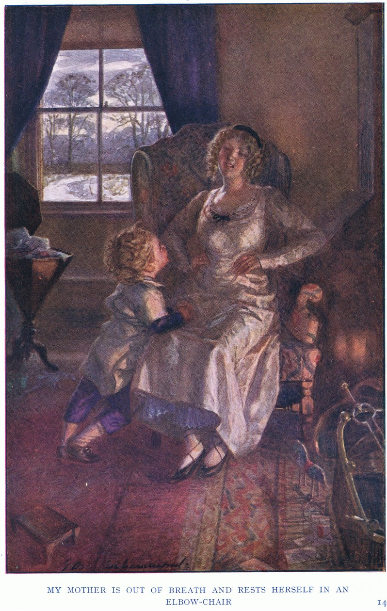 My Mother Is Out of Breath and Rests Herself in an Elbow Chair by Gertrude E. Demain Hammond