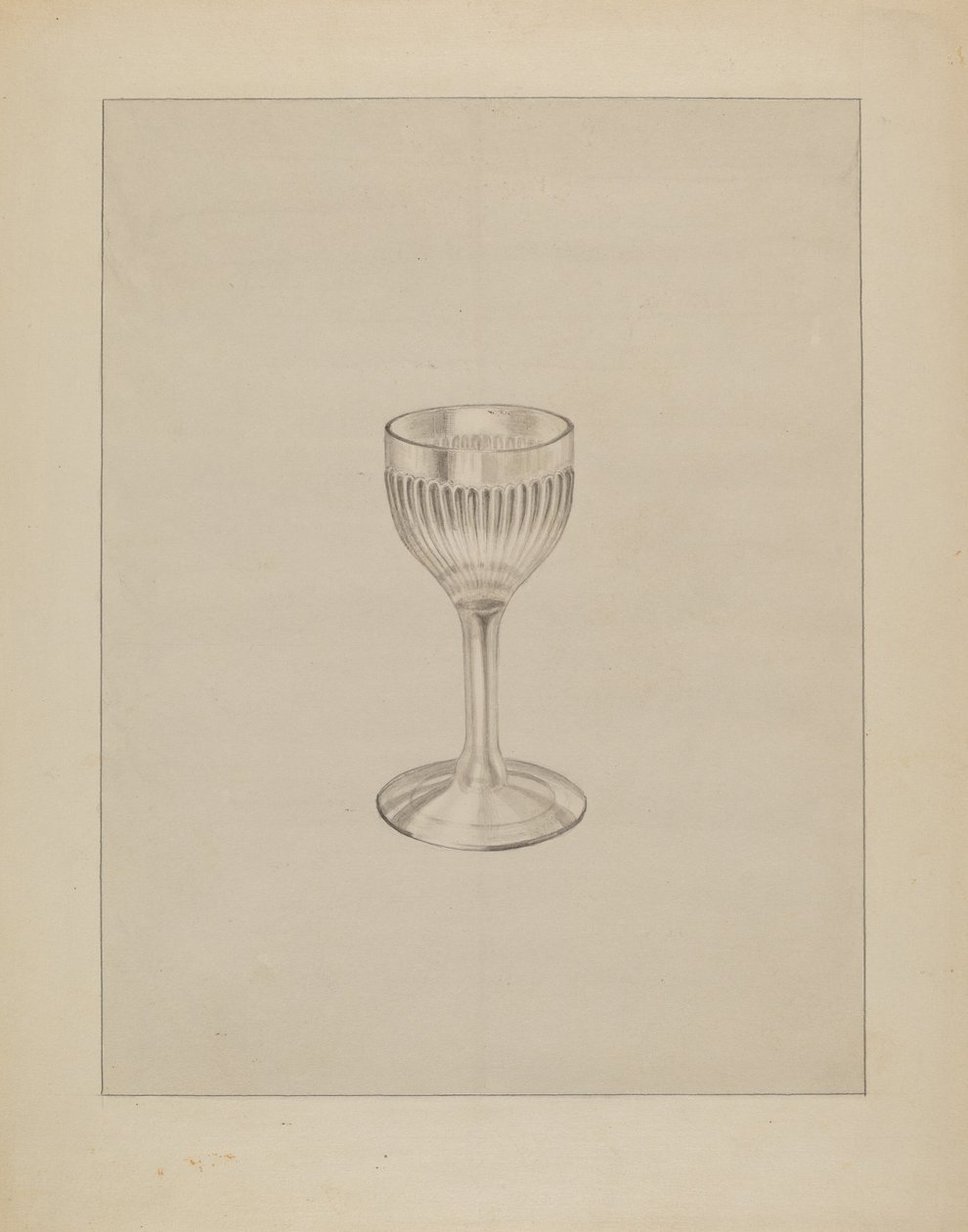 Wine Glass by Gertrude Lemberg