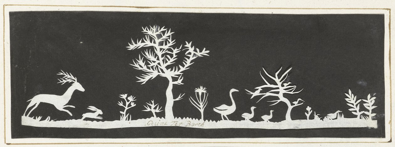 Row with Animals and Plants by Gesina ter Borch