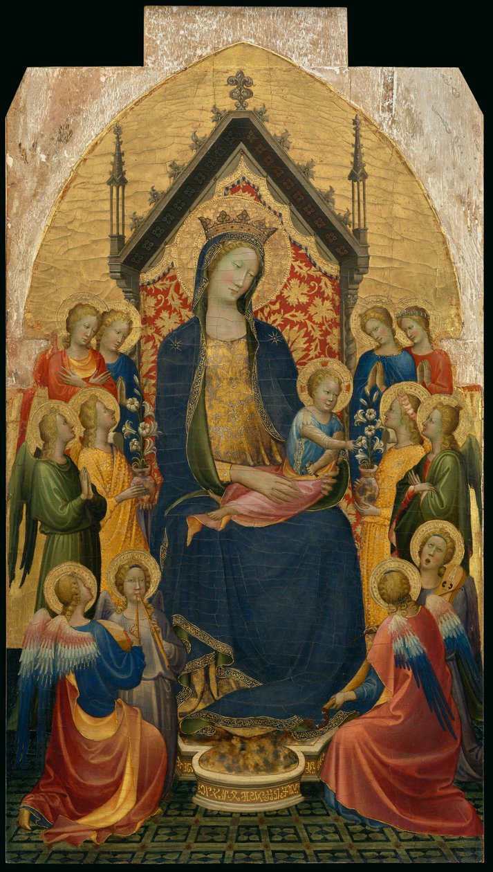 Madonna and Child with Musical Angels, c.1410 by Gherardo Starnina