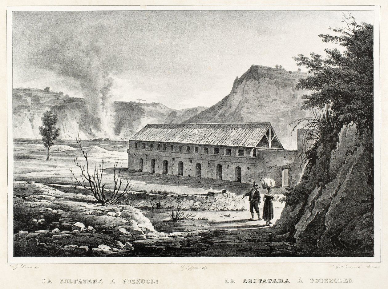Solfatara Volcano, Pozzuoli by Giacinto Gigante