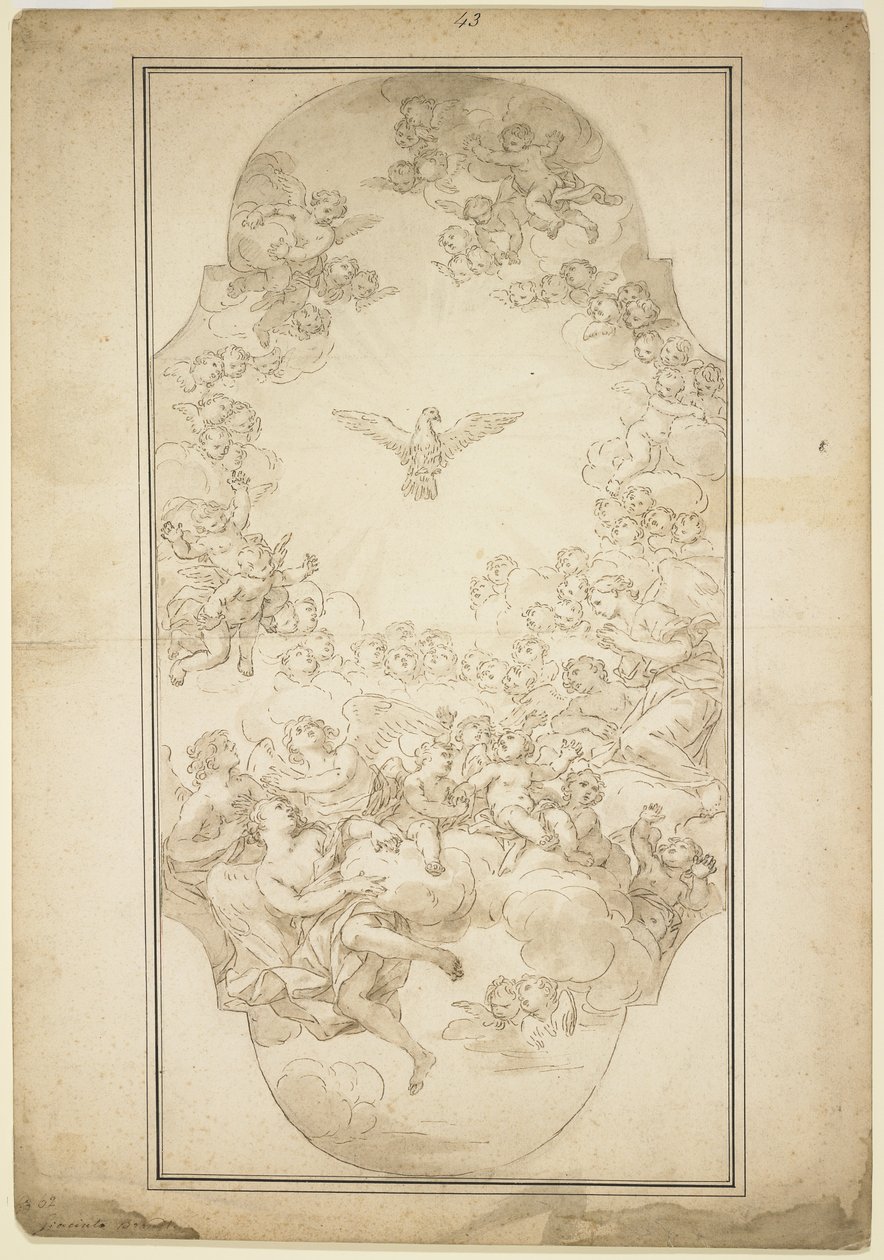 The Holy Ghost, 1680s by Giacinto Brandi