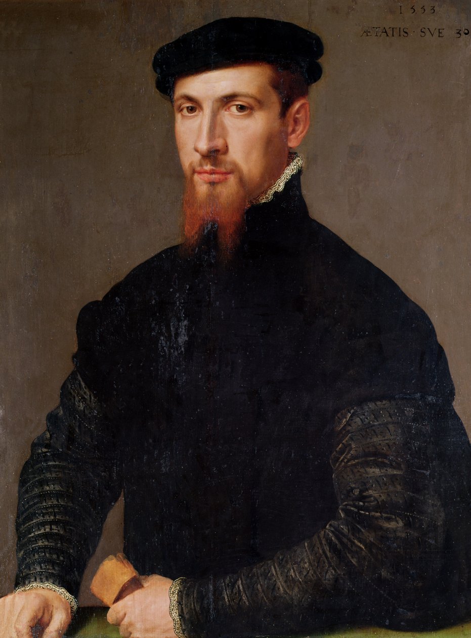 Portrait of Simon Renard (c.1513-73) 1553 by Giacomo Antonio Moro