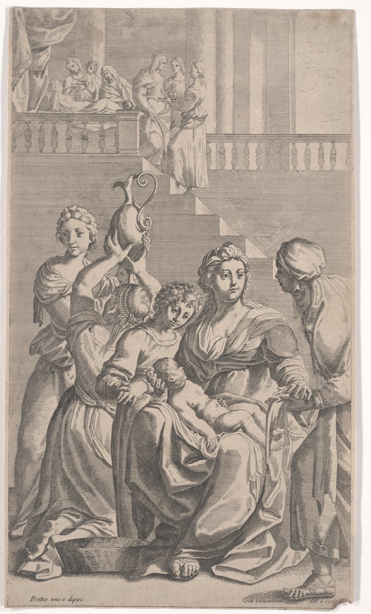 Birth of St. Benedict by Giacomo Maria Giovannini