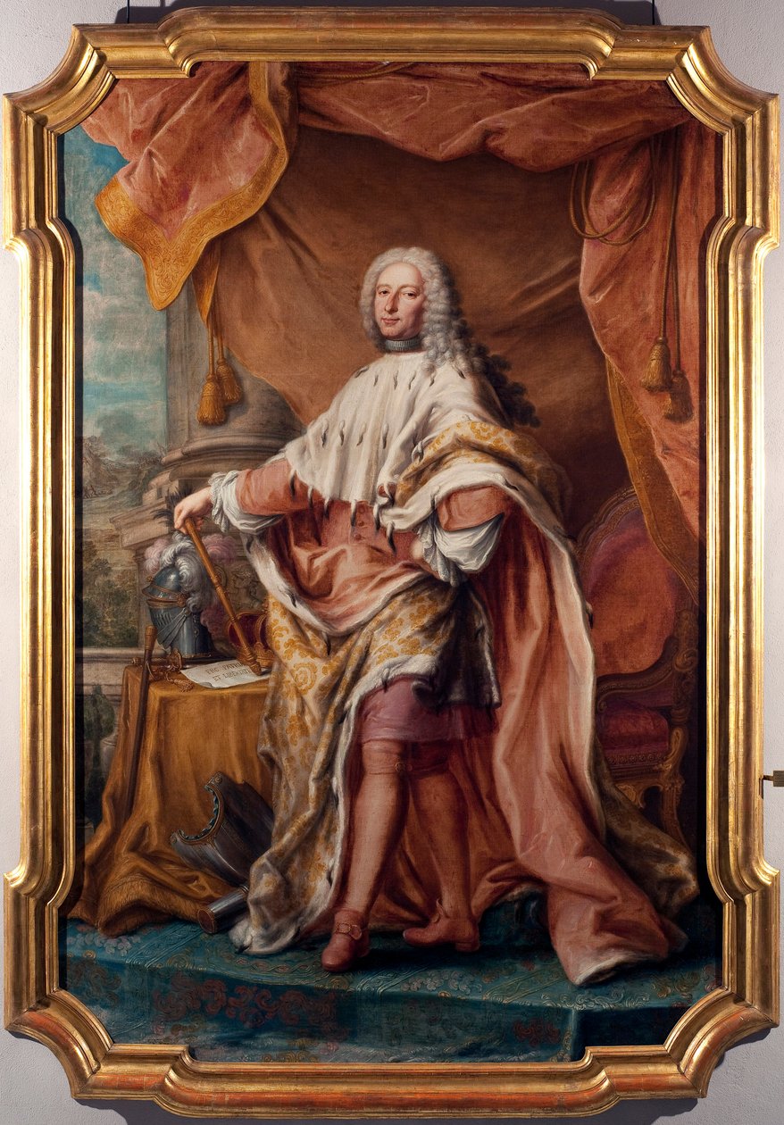 Portrait of the Doge of Genoa Gian Francesco II Brignole Sale (1695-1748) by Giacomo Boni