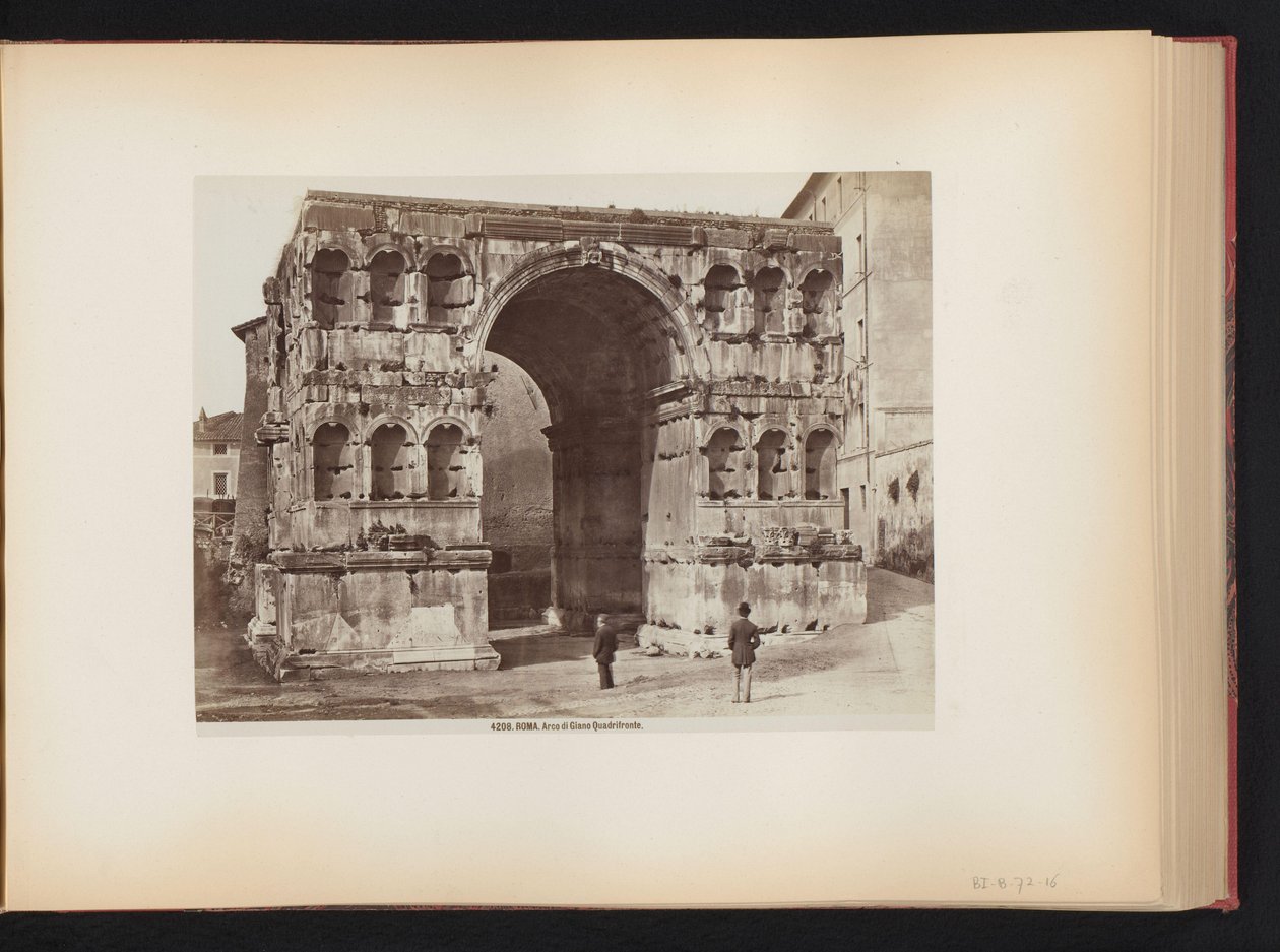 Arch of Janus in Rome, Italy by Giacomo Brogi