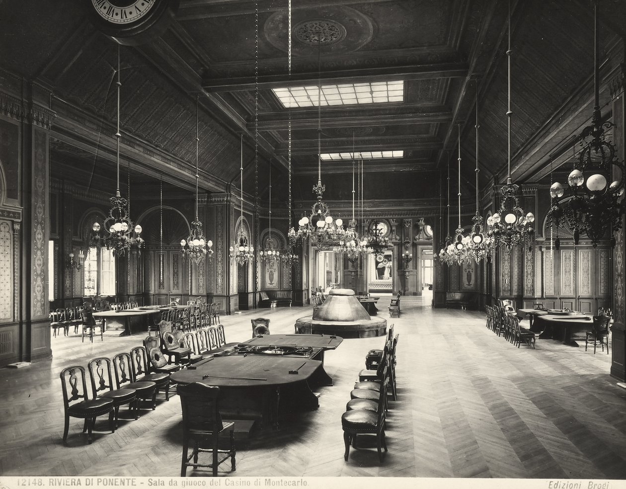Gambling Room, Montecarlo Casino, Monaco by Giacomo Brogi