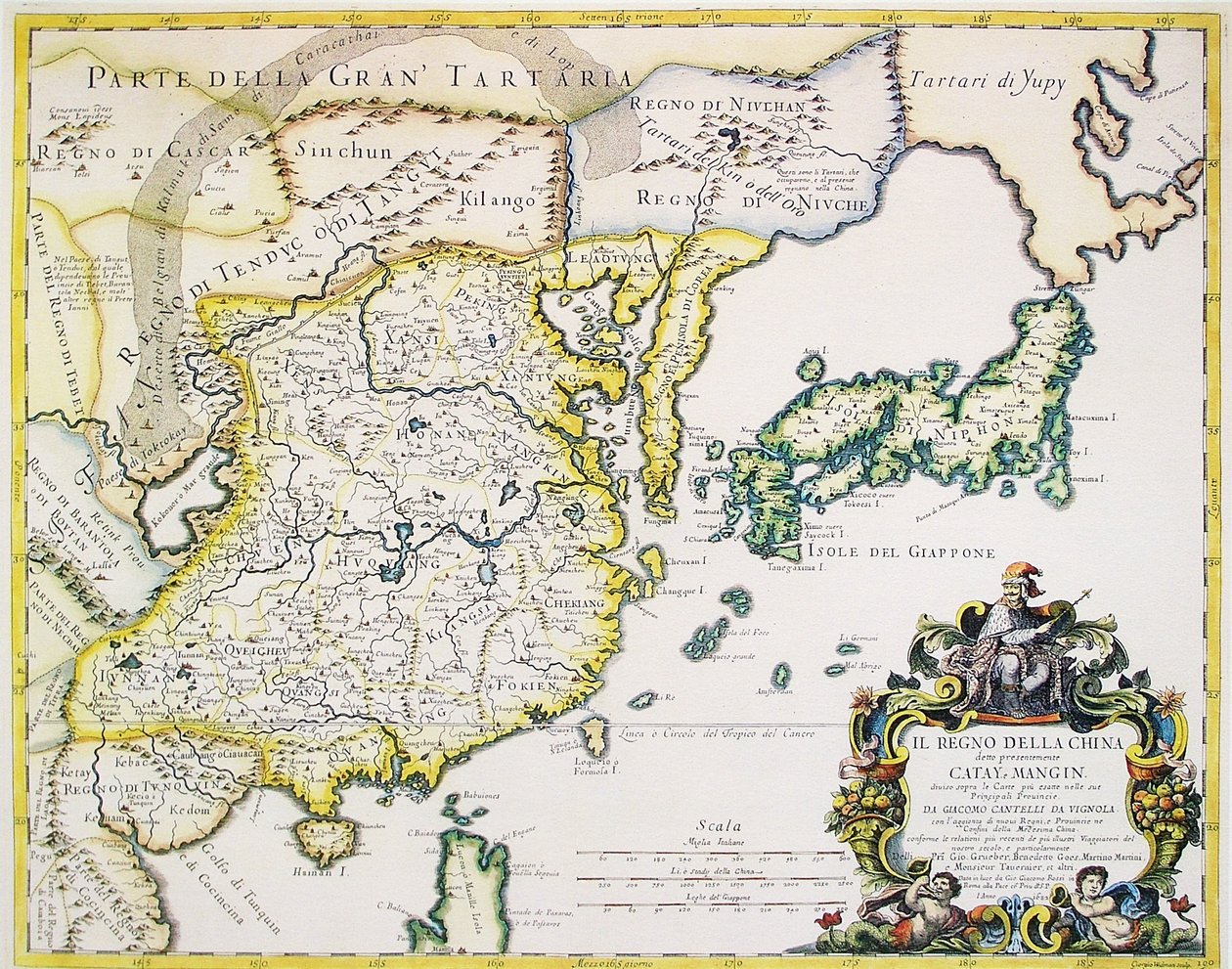 Regno della China by Giacomo Cantelli