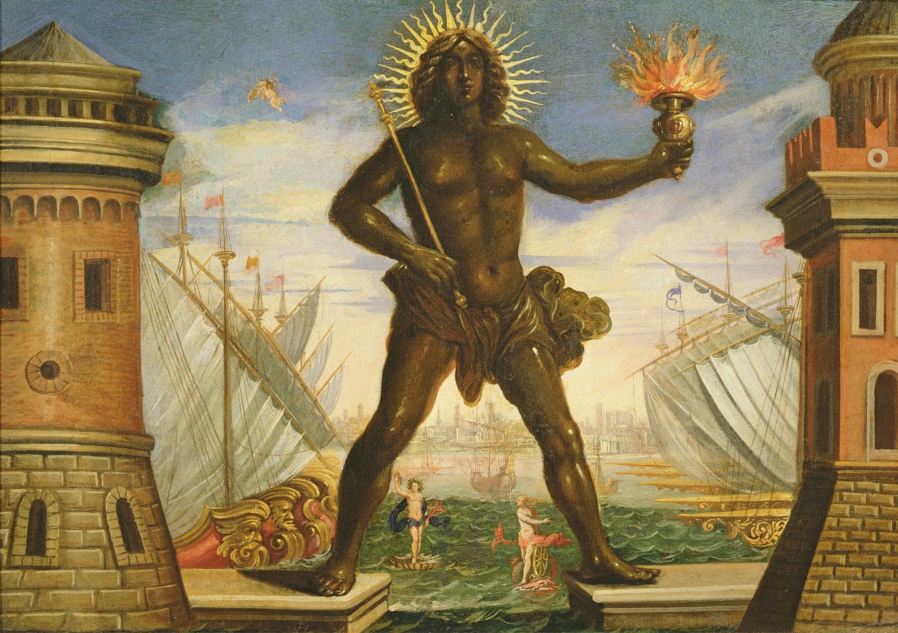 Prologue: The Harbour with the Colossus of Rhodes by Giacomo Torelli