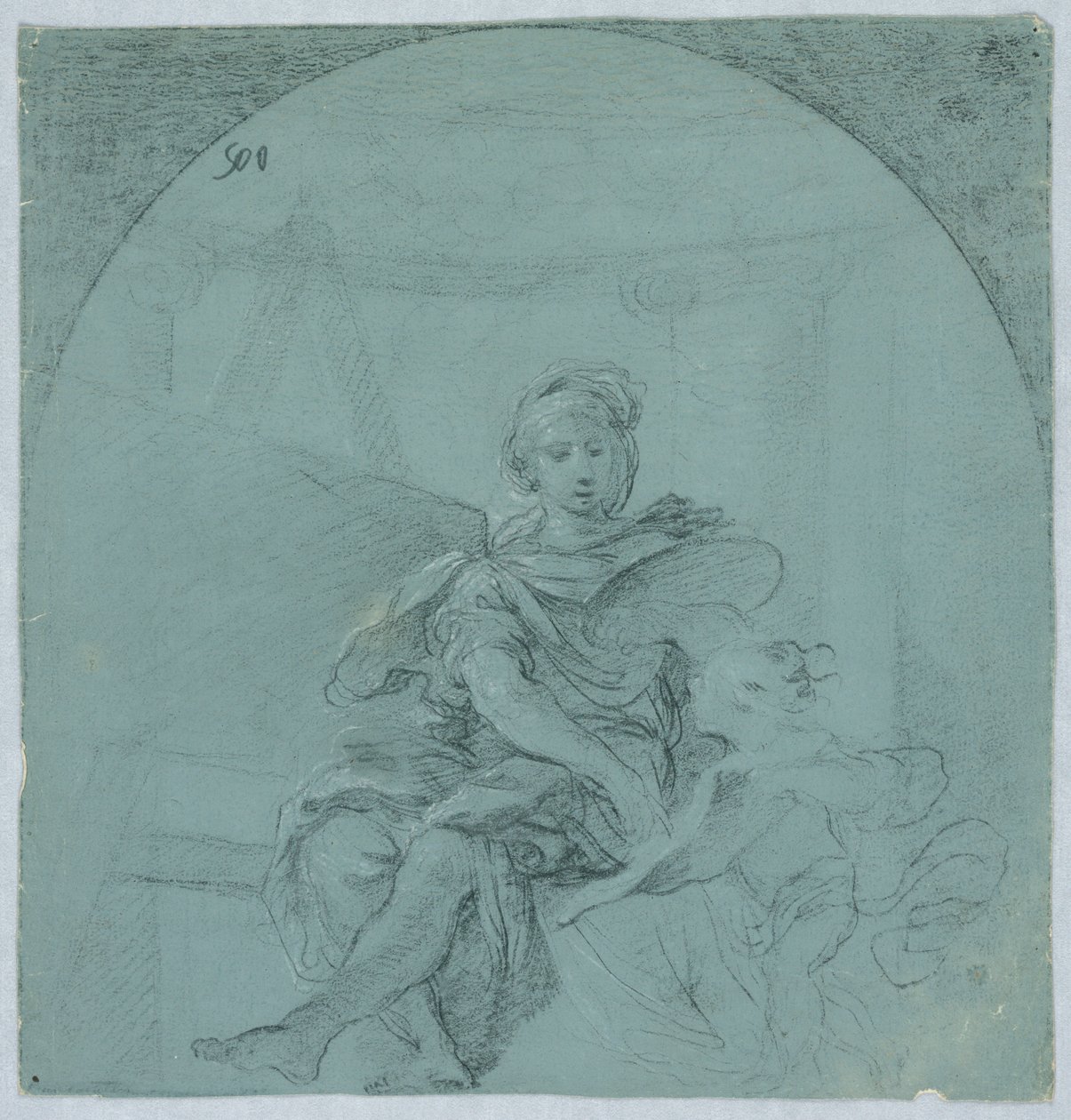 Design for Allegory of Painting by Giacomo Zampa