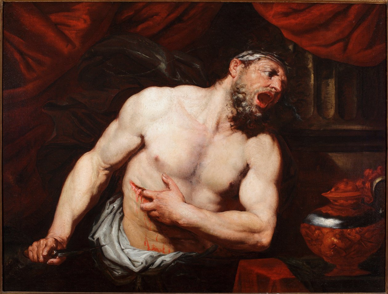 The Suicide of Cato the Younger by Giambattista Langetti