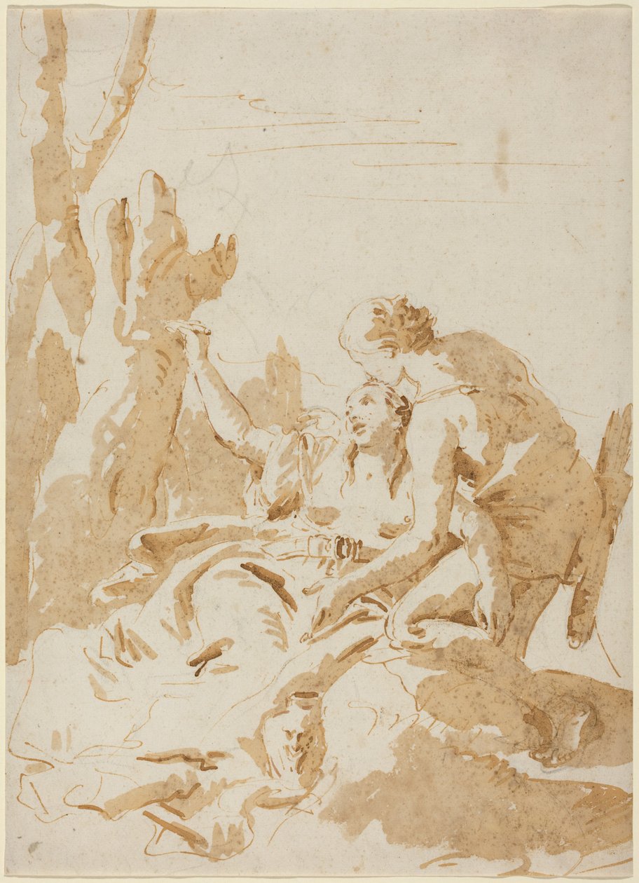 Angelica and Medoro by Giambattista Tiepolo