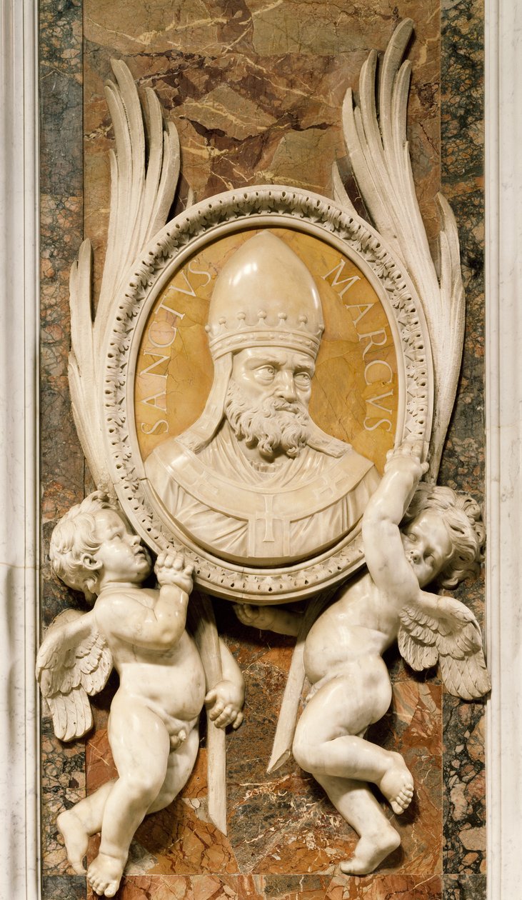 San Marco (detail) by Gian Lorenzo Bernini