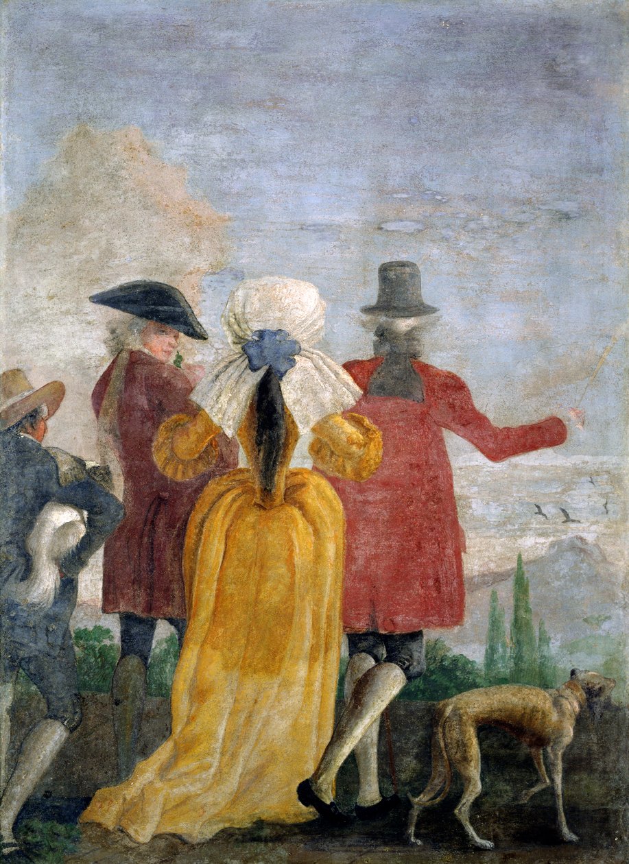 The Walk by Giovanni Domenico Tiepolo