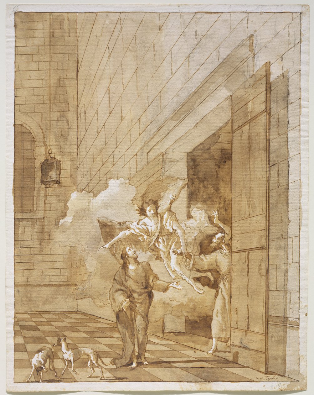 The Liberation of St. Peter and St. John from Prison, c.1770 by Giovanni Domenico Tiepolo