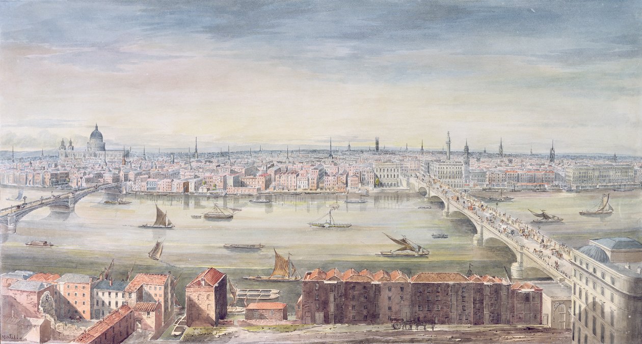 A View of London from St. Paul