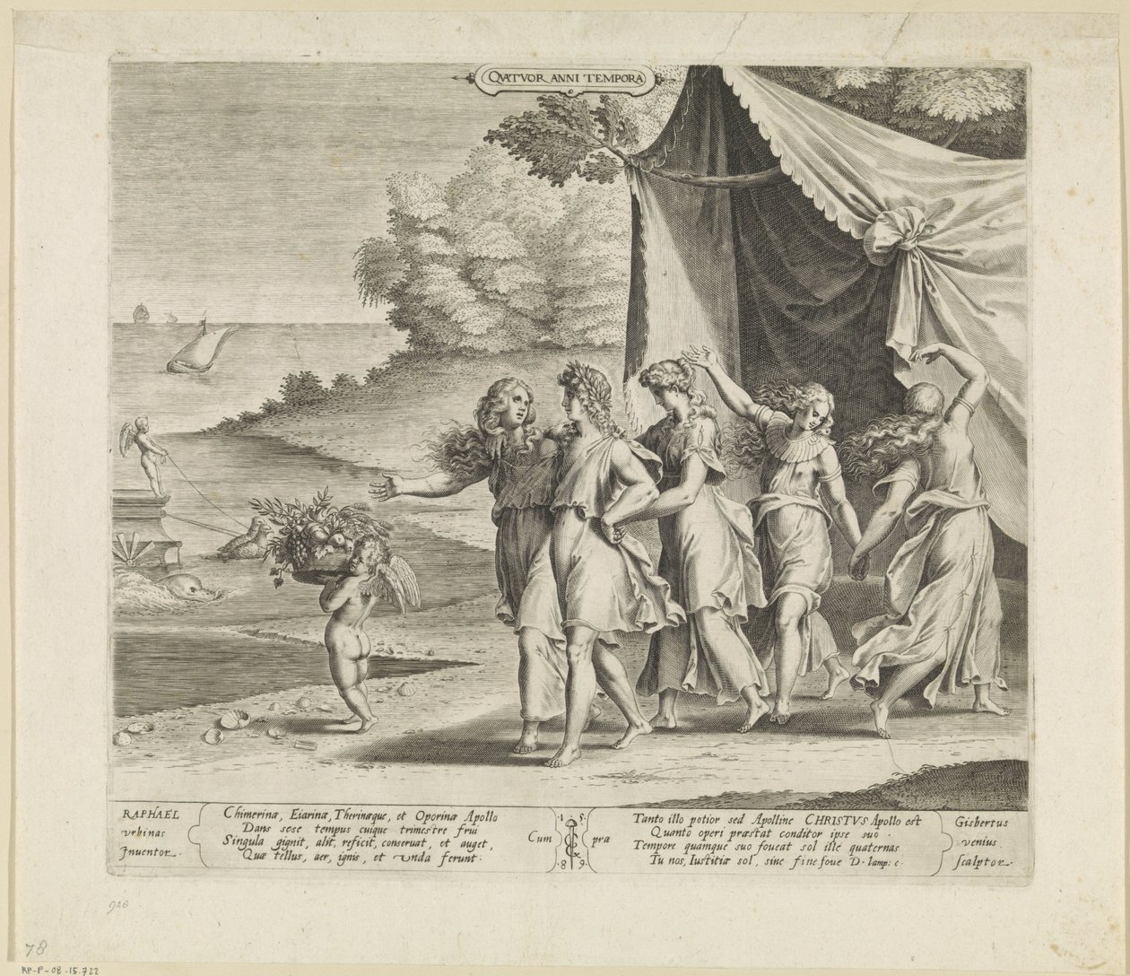 Apollo and the Four Seasons (Quatro anni tempora) by Gijsbert Van Veen