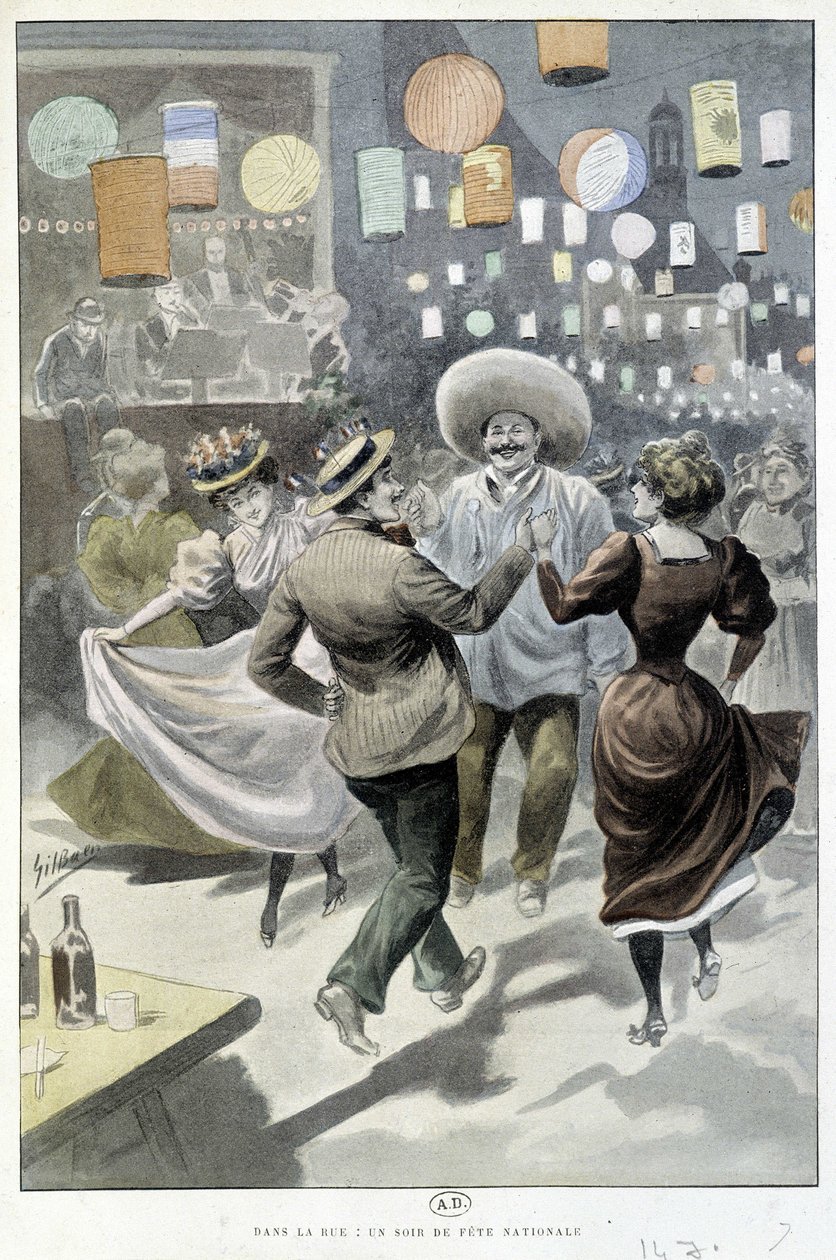 Ball of July 14, Early 20th Century by Gil  Baer