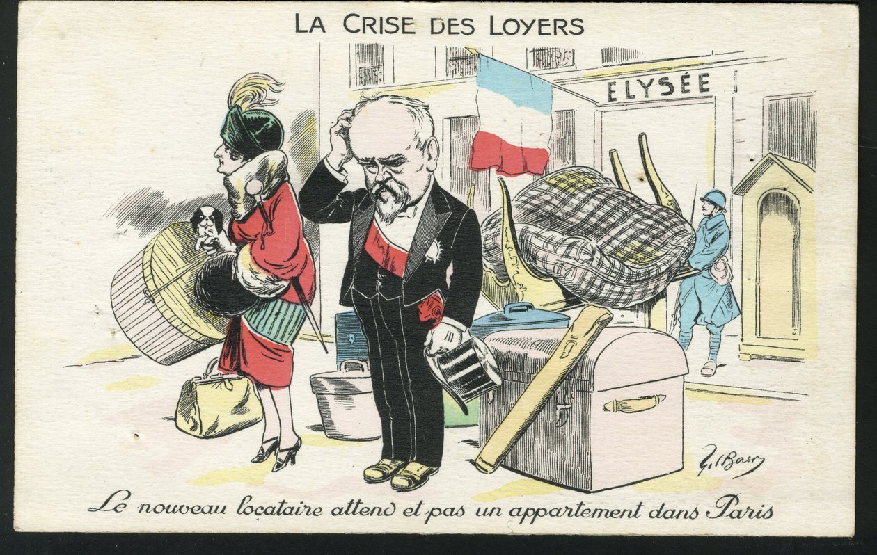 Postcard, Satirical in Colors by Gil (1859 1931) Baer