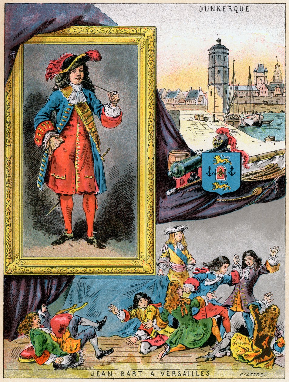 Jean Bart, French naval commander and privateer, 1898 by Gilbert
