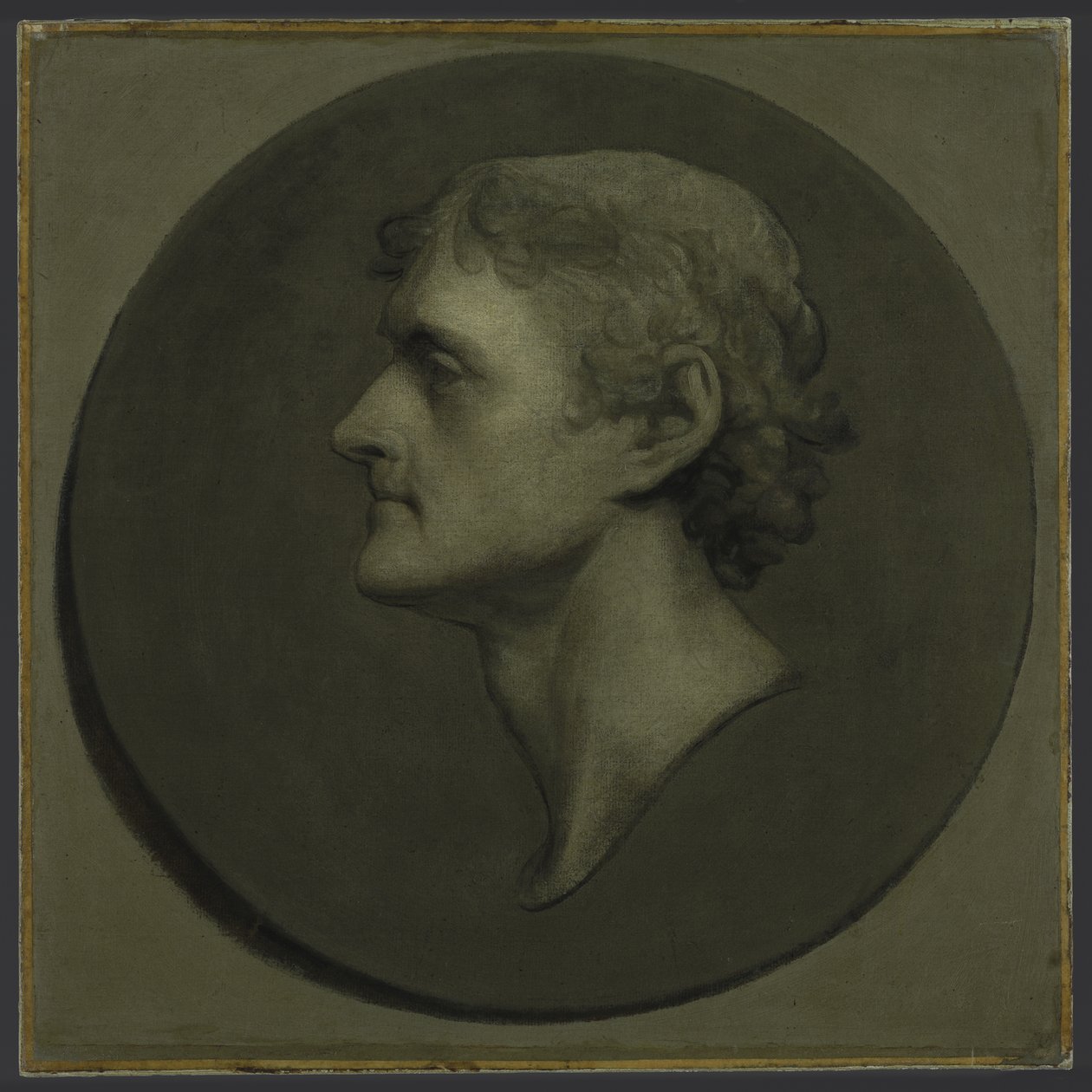 Thomas Jefferson (The Medallion Portrait) by Gilbert Stuart