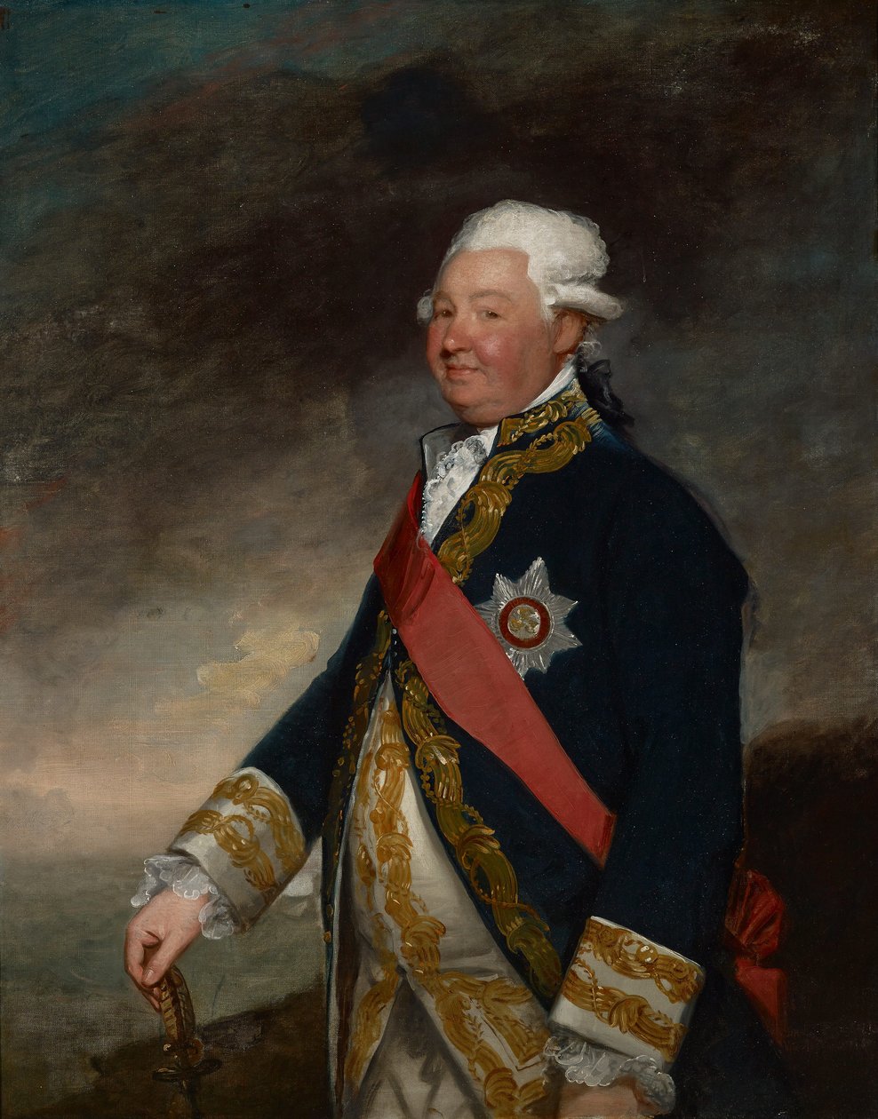 Vice-Admiral Edward Hughes by Gilbert Stuart