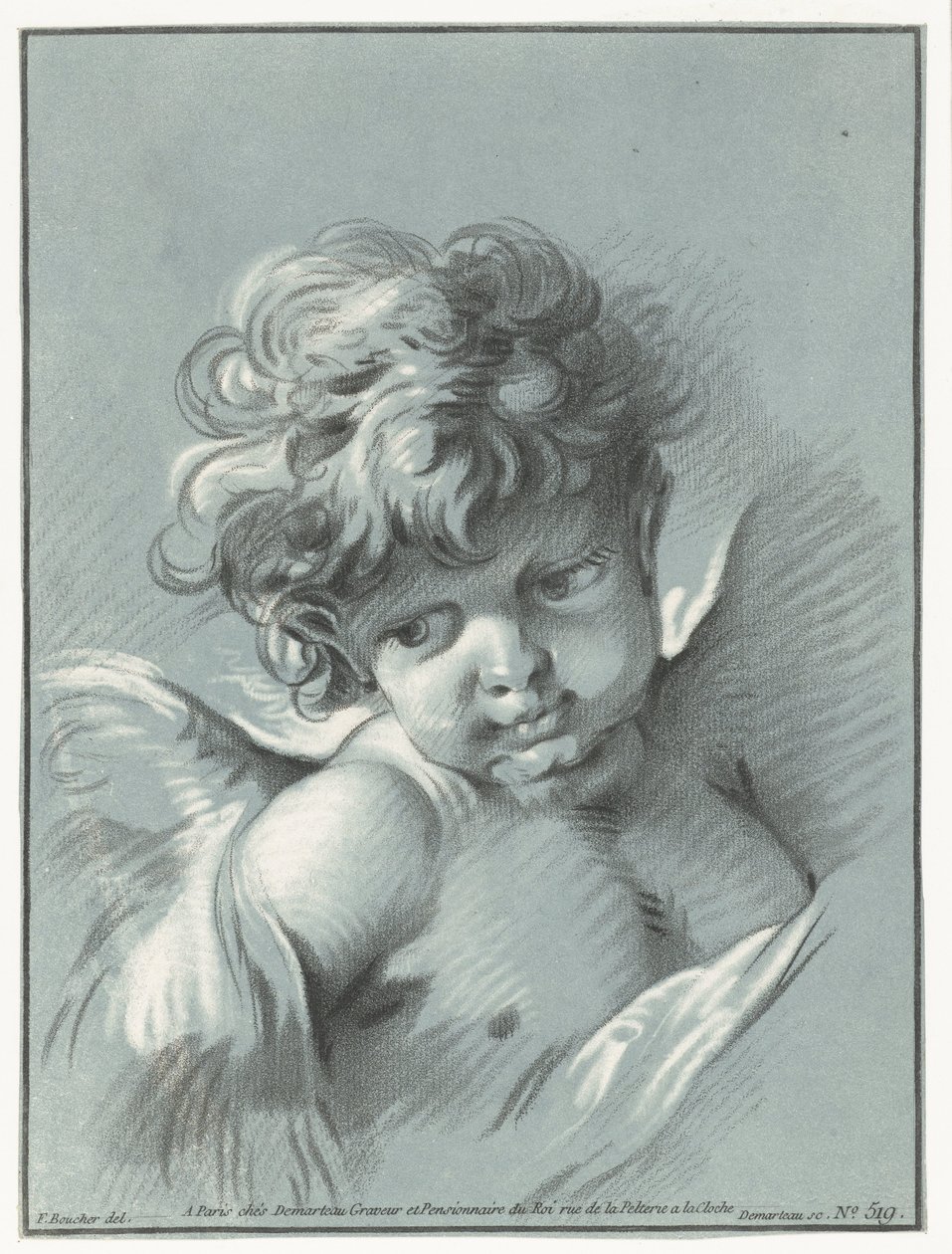 Putto by Gilles Demarteau