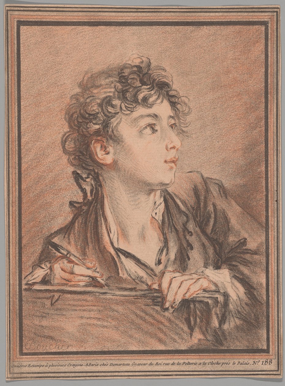 The Young Draftsman by Gilles Demarteau