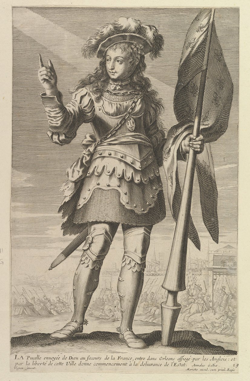 The Maid of Orleans by Gilles Rousselet and Abraham Bosse