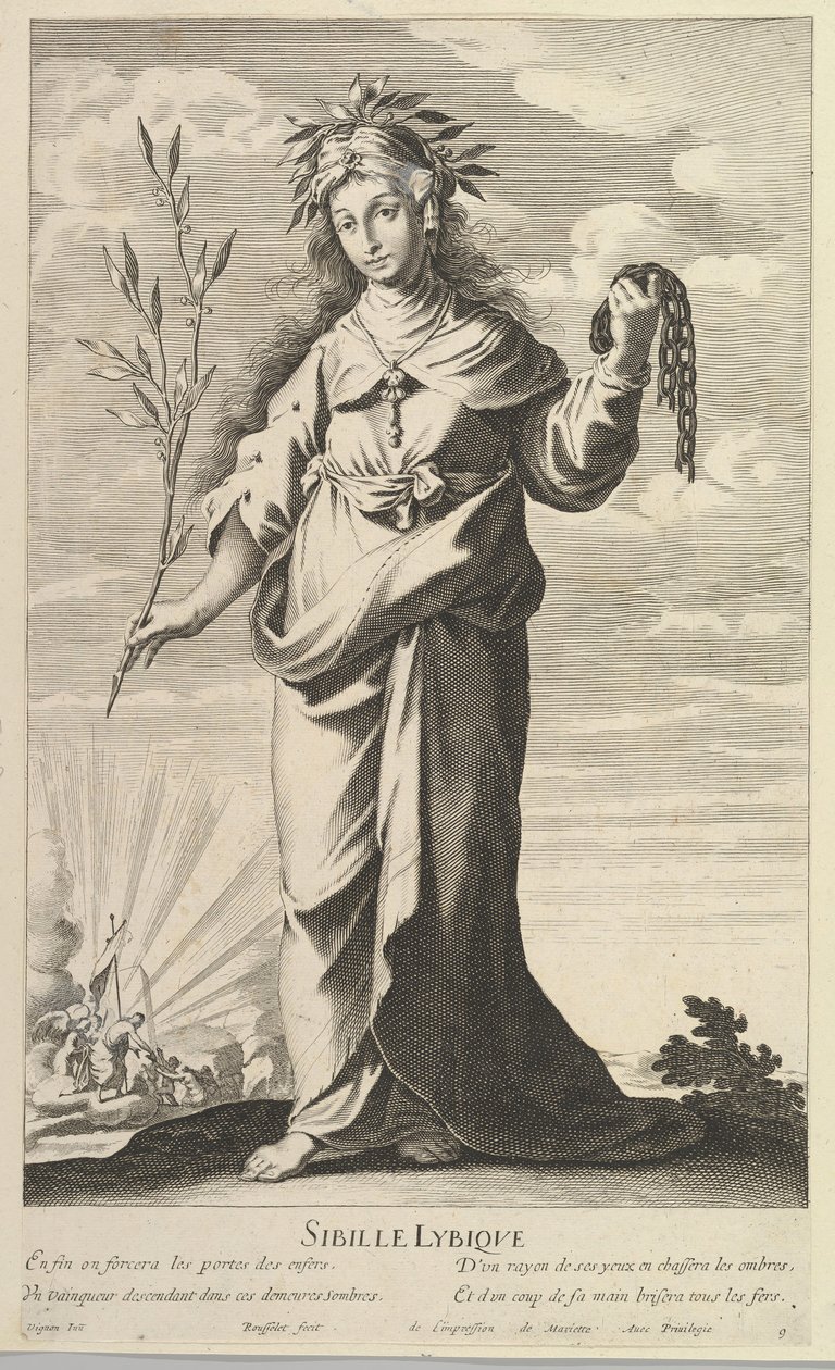 Sibylle Lybique by Gilles Rousselet and Abraham Bosse