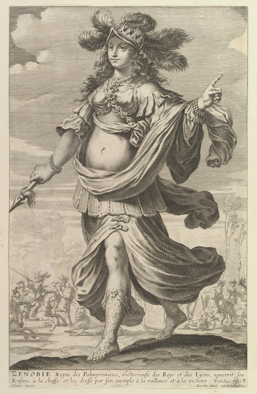Zenobia by Gilles Rousselet and Abraham Bosse