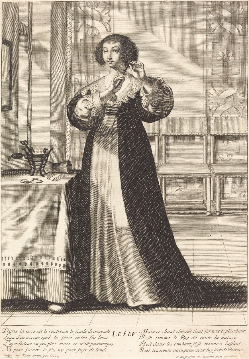 Fire by Gilles Rousselet after Grégoire Huret