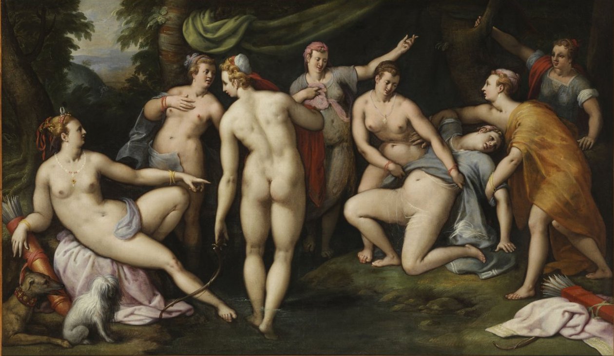 Diana Discovering Callisto’s Pregnancy by Gillis Coignet