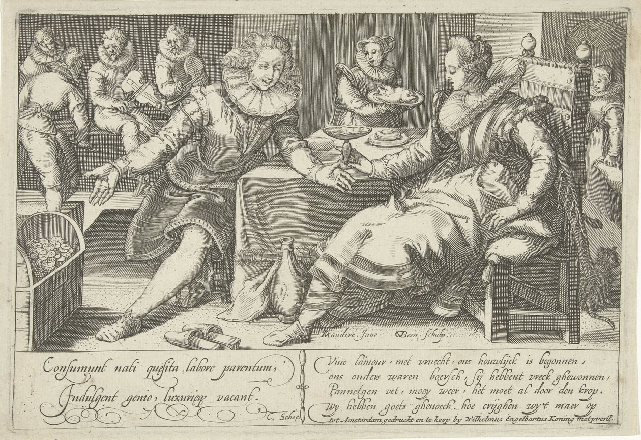 Wastefulness in Marriage by Gillis van Breen