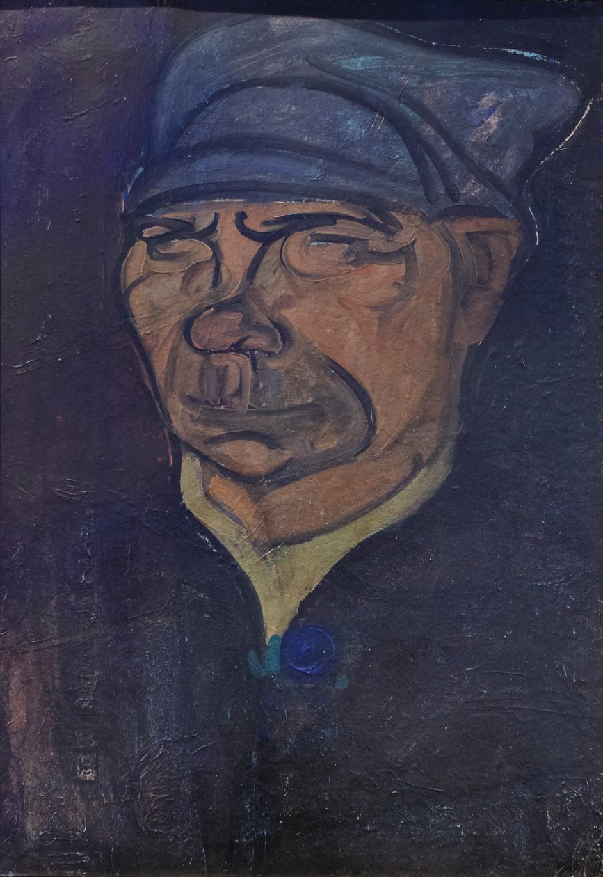 Head of a fisherman, fisherman from Burano by Gino Rossi