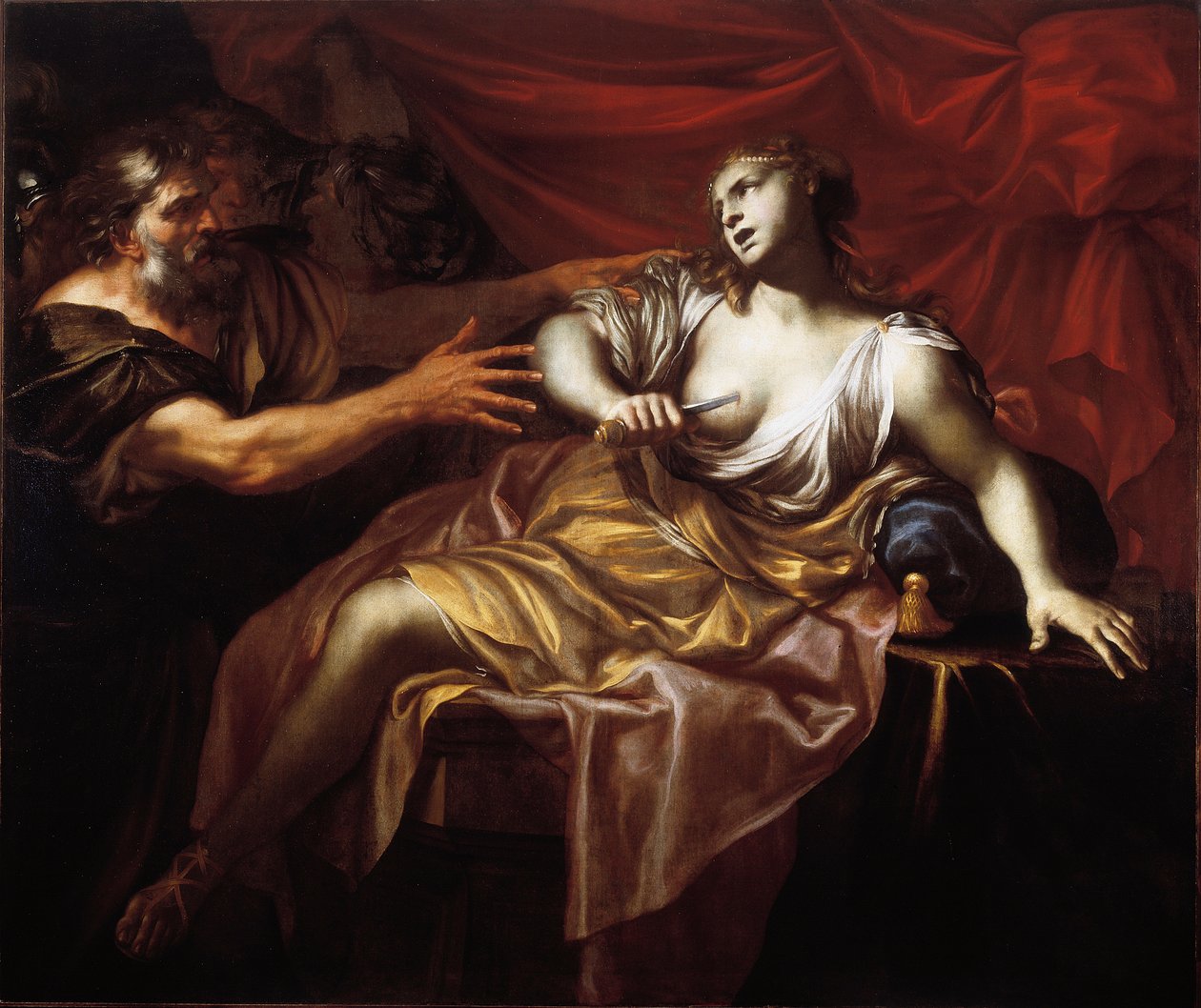 The suicide of Lucretia by Gio Raffaele Badaracco