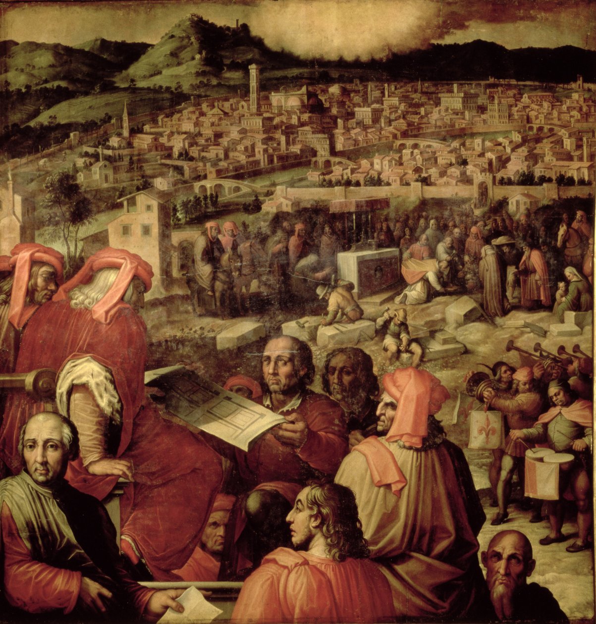 The Expansion of Florence from the ceiling of the Salone dei Cinquecento by Giorgio (and workshop) Vasari
