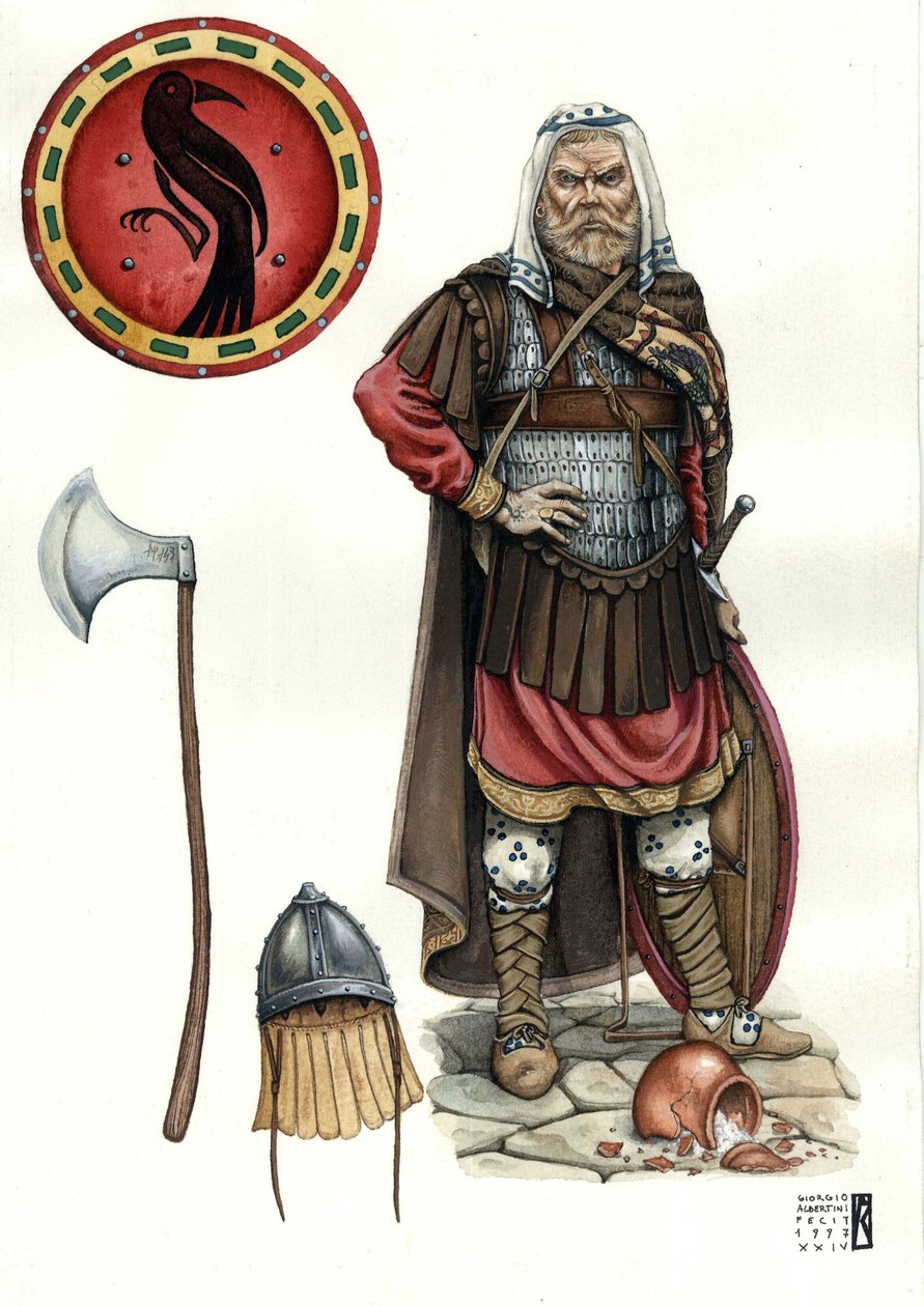 Middle Ages: Soldier of the Varangian Guard, Elite Corps of the Byzantine Army by Giorgio Albertini