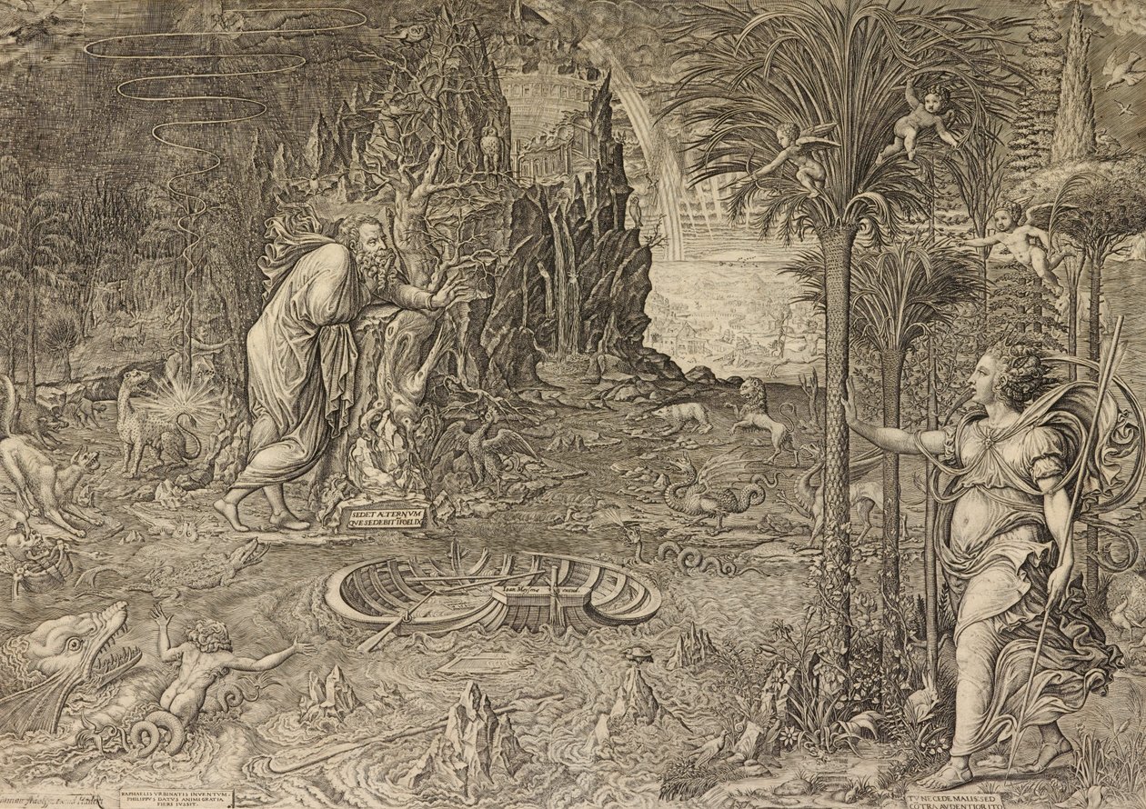 Allegory of Life (Dream of Raphael) by Giorgio Ghisi
