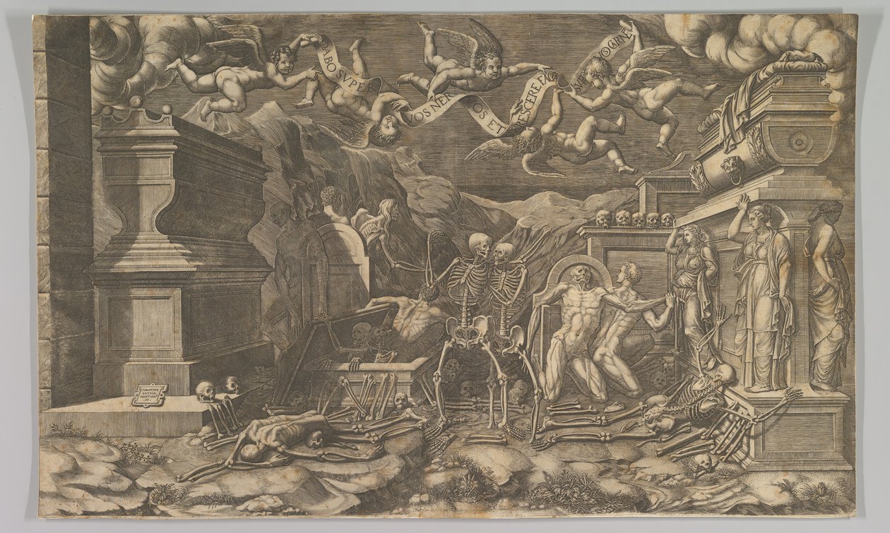 The Vision of Ezekiel by Giorgio Ghisi